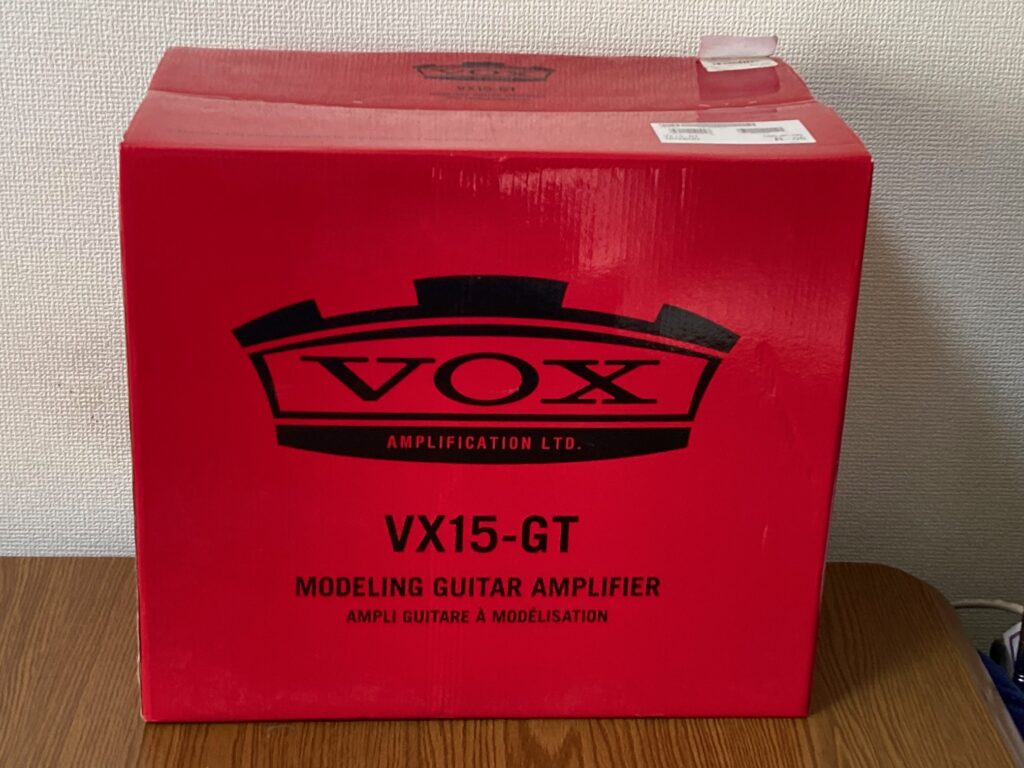 なんか衝動買いでギターアンプ「VOX VX15-GT」を購入してしまいました。
